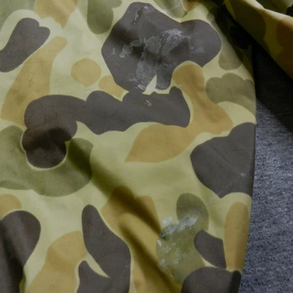 VINTAGE Hodgman Wading Jacket Size XL‎ Duck Frog Camo Nylon Fishing Lakestream - Picture 5 of 16